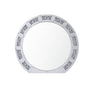 Noralie - 29" Accent Mirror - Mirrored & Faux Diamonds