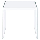 Opal - Rectangular Glass Frame Table