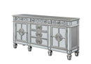 Varian - 36" Server - Mirrored & Antique Platinum