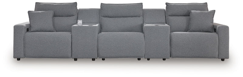 ModMax II - Salt And Pepper - Reclining Sectional