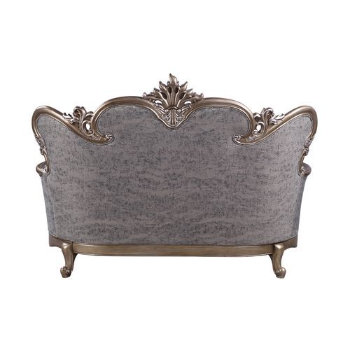 Elozzol - Sofa - Fabric & Antique Bronze Finish