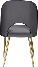 Logan - Dining Chair (Set of 2) - Gold Legs