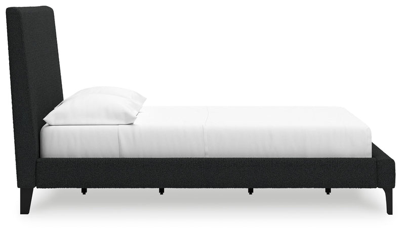 Cadmori - Upholstered Bed With Roll Slats