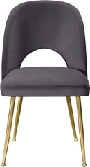 Logan - Dining Chair (Set of 2) - Gold Legs