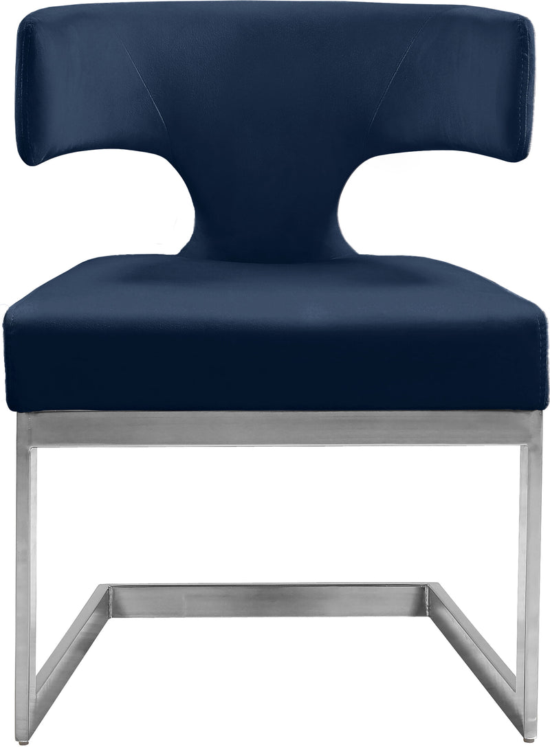 Alexandra - Dining Chair with Chrome Legs