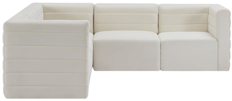 Quincy - Modular Sectional 5 Piece - Cream