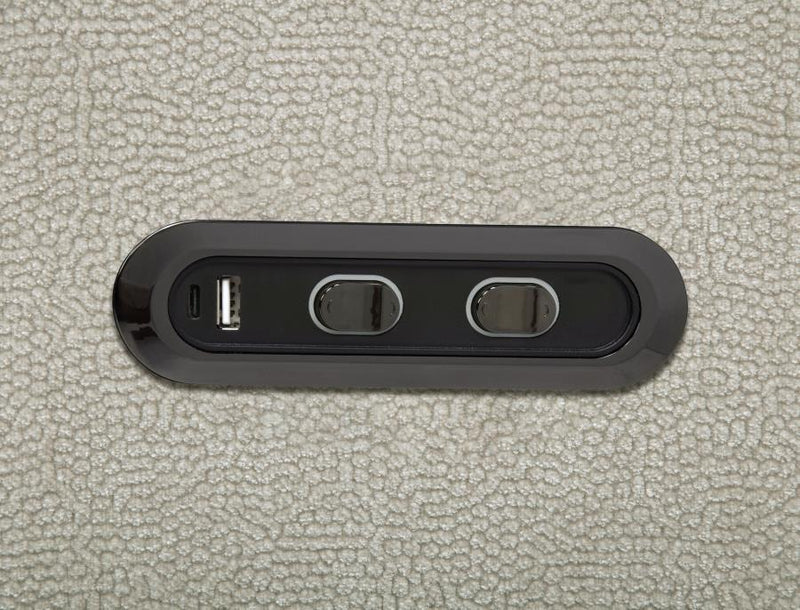 Kennett - Chenille Upholstered Power Reclining Sofa - Ivory