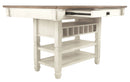 Bolanburg - Rectangular Dining Room Counter Table - Beige
