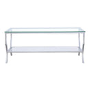 Saide - Rectangular Glass Top Table