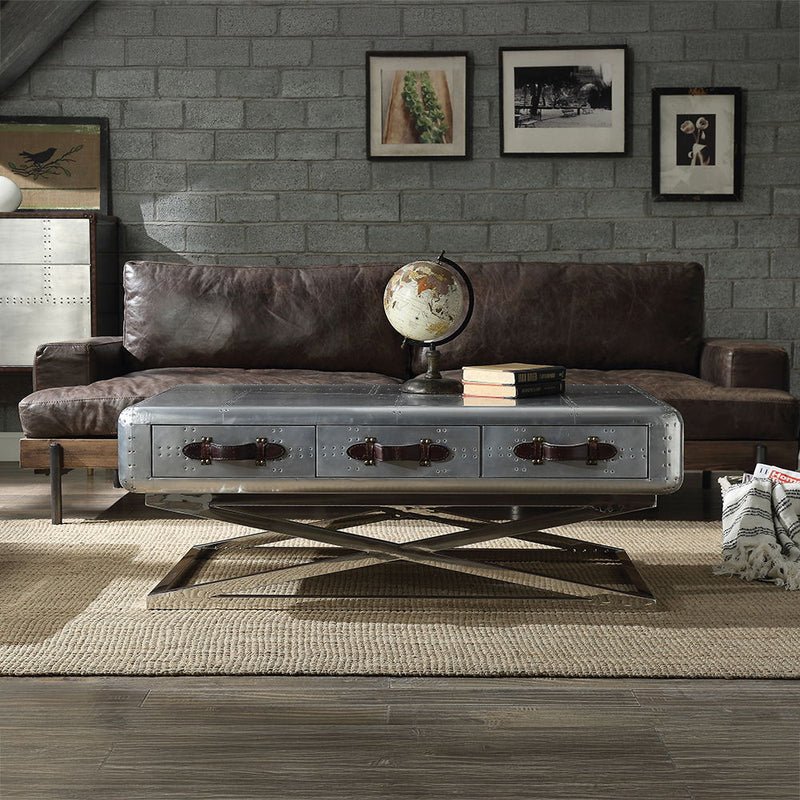 Brancaster - 51" Coffee Table - Aluminum