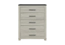 Ashley - 5 Piece Full Bedroom Set - Brown