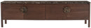 Varenna - 69" Genuine Marble And Acacia Wood Media Console