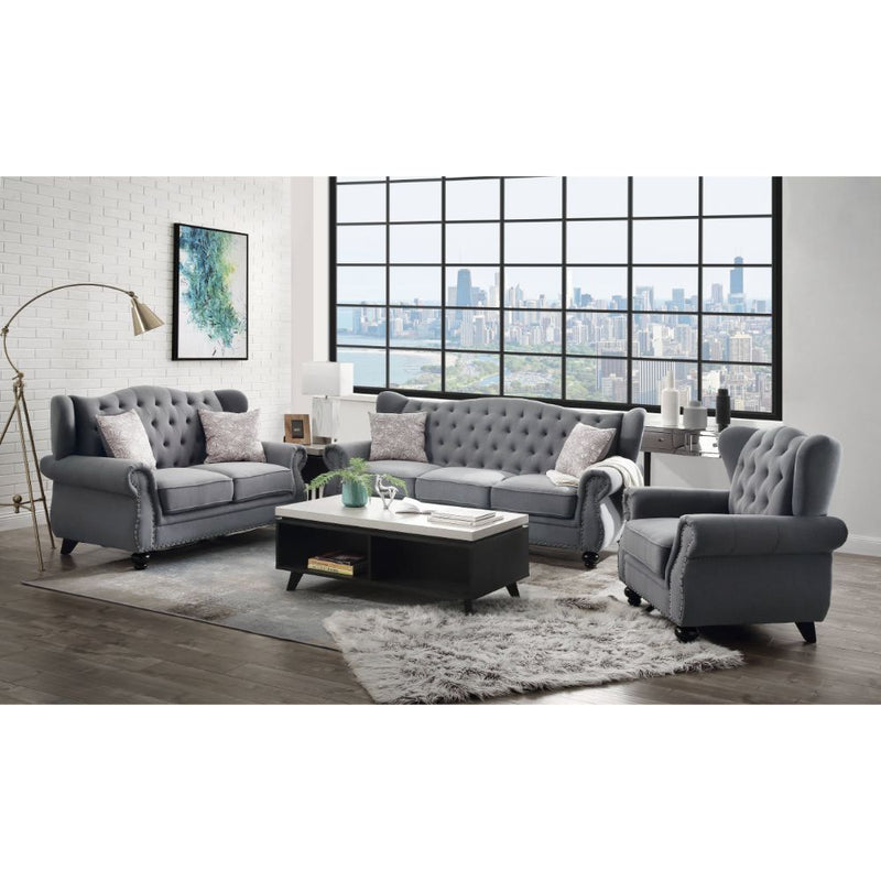 Hannes - Sofa - Gray Fabric