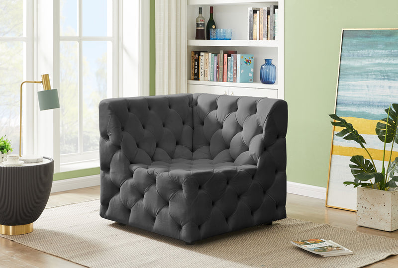 Tuft - Corner Chair - Gray