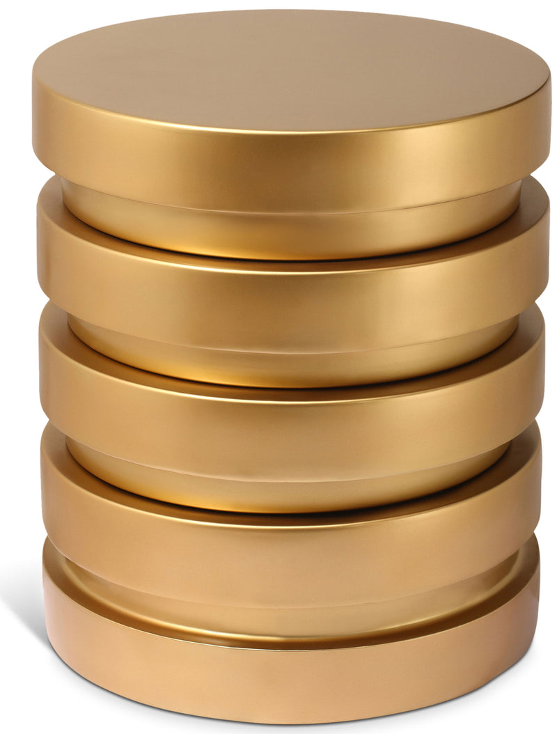 Levels - End Table - Gold