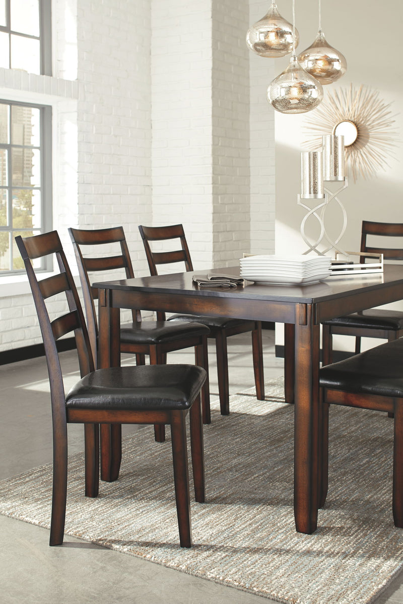 Coviar - Dining Room Table Set (Set of 6) - Brown