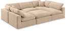 Comfy - 6 Piece Velvet Sectional
