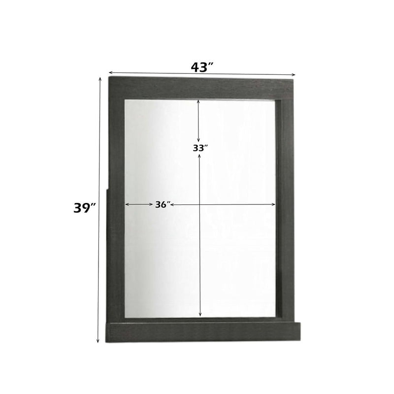 Lantha - Mirror - Gray Oak