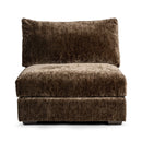Ludwig - Armless Chair - Mossed Brown