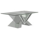 Taffeta - Mirrored Coffee Table Set