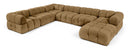 Orin - 7 Piece Modular Sectional (3 Modular Chairs, 3 Corner Chairs & Ottoman)