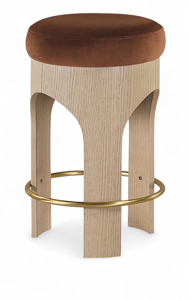Bocceli - Counter Stool - Natural Base