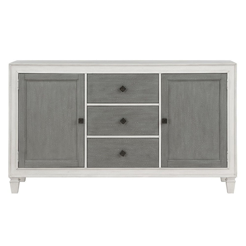 Katia - Server - Rustic Gray & Weathered White