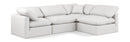 Indulge - Faux Leather 4 Piece Modular Sectional