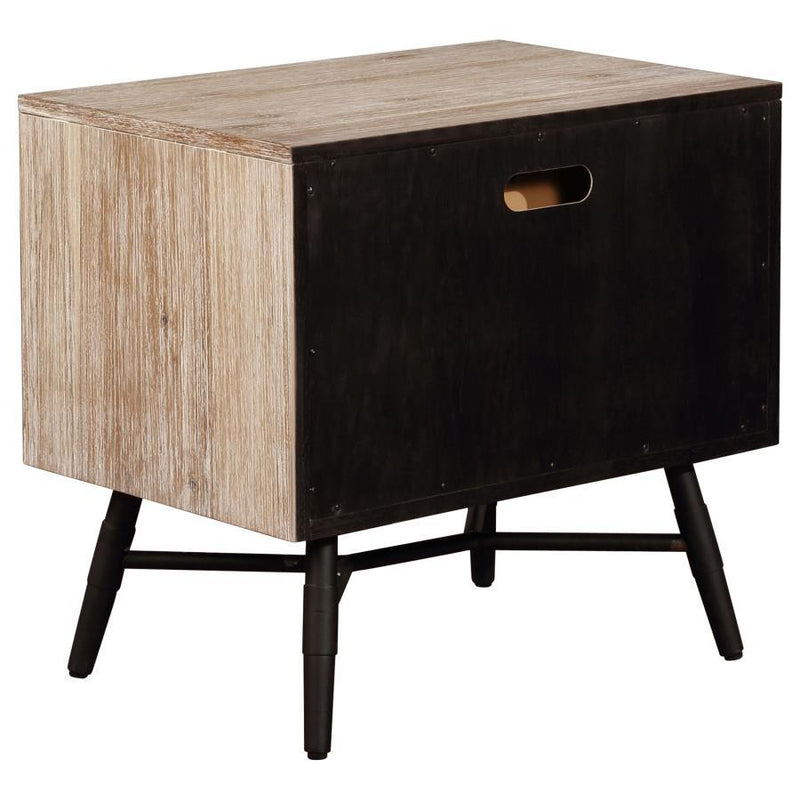 Marlow - 2-Drawer Nightstand - Rough Sawn Multi