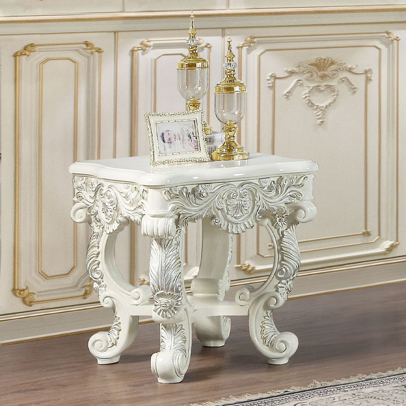 Adara - End Table - Antique White