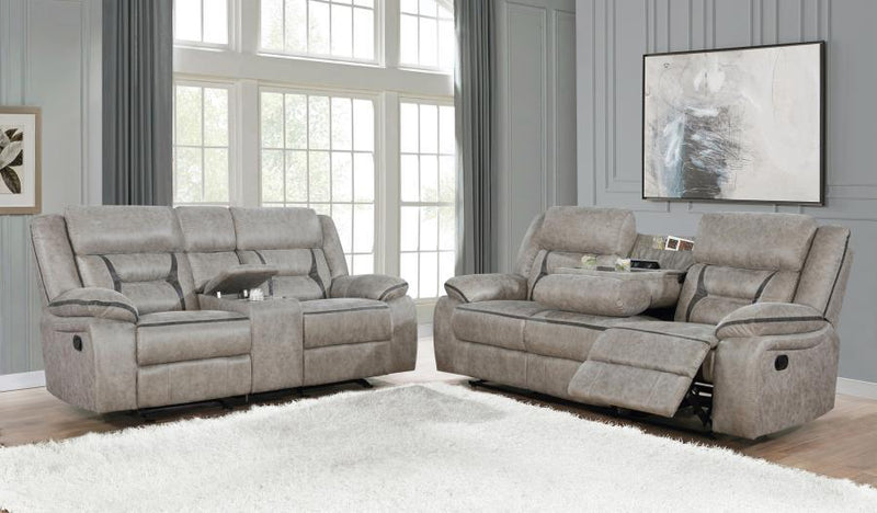 Greer - Upholstered Reclining Sofa Set