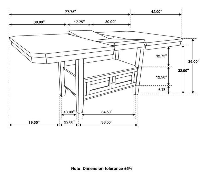 Prentiss - Counter Height Table Set