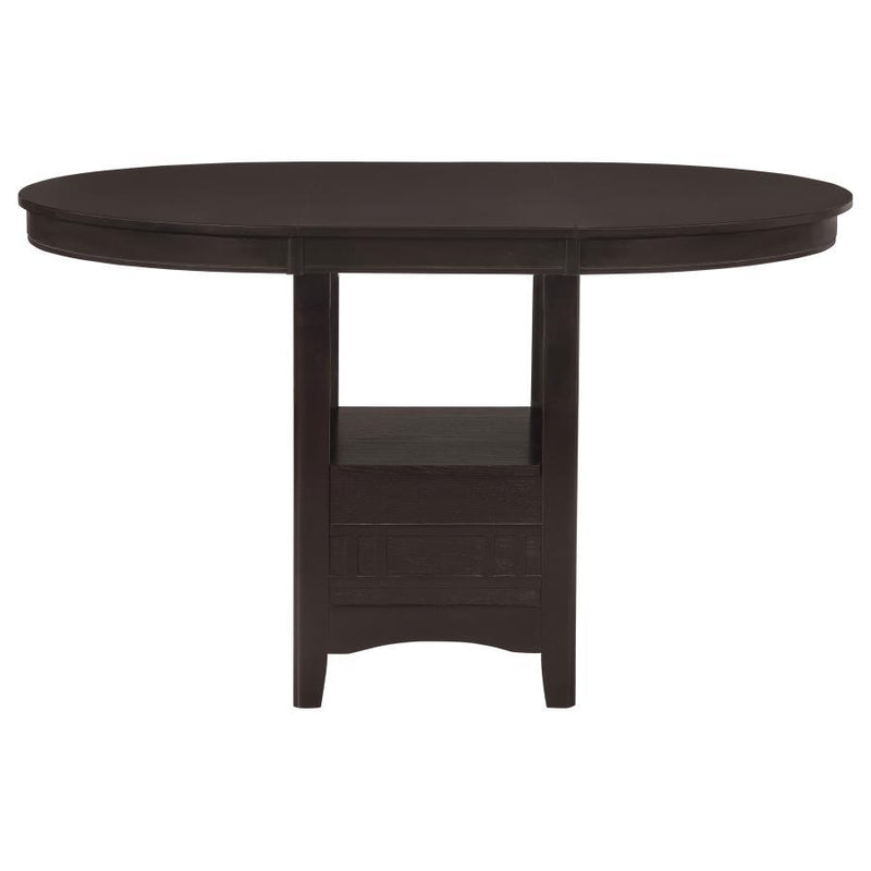 Lavon - Oval Counter Height Table - Espresso