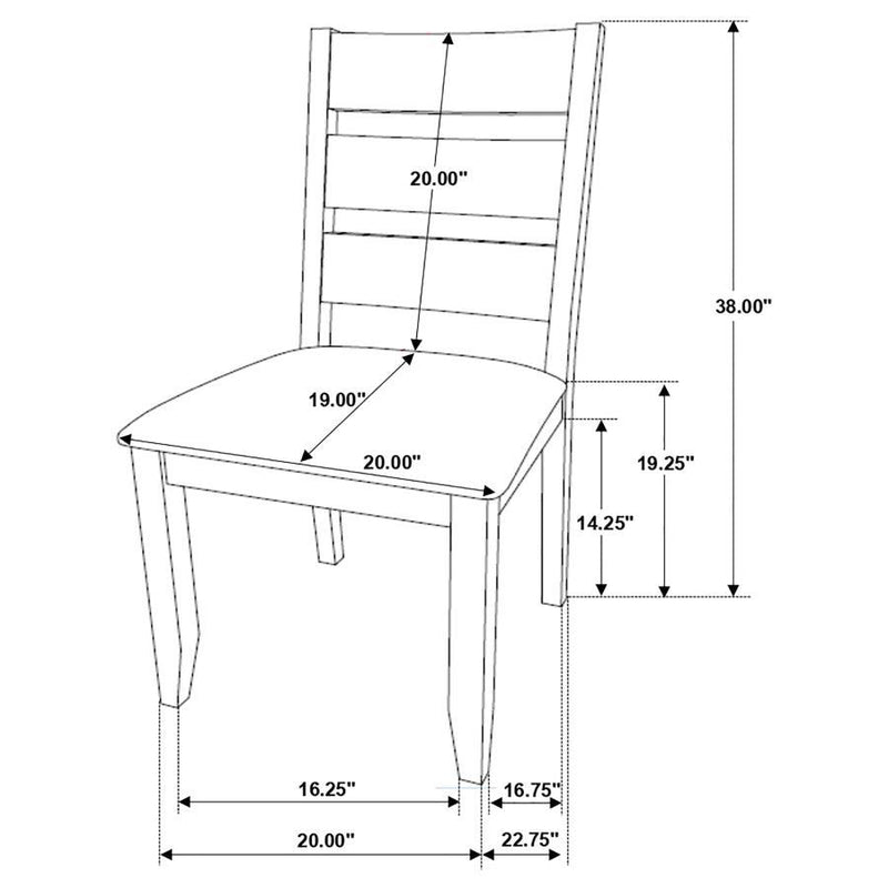 Alston - Rustic Trestle Dining Room Set