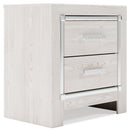 Altyra - Two Drawer Night Stand - White