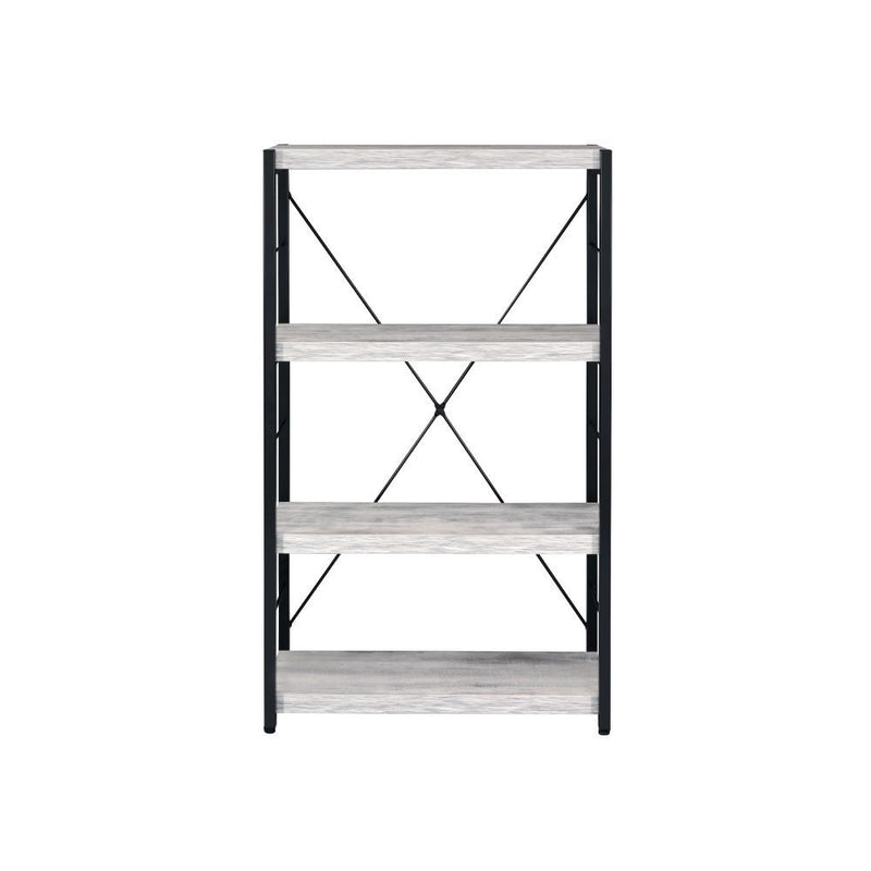 Jurgen - Bookshelf - Antique White & Black