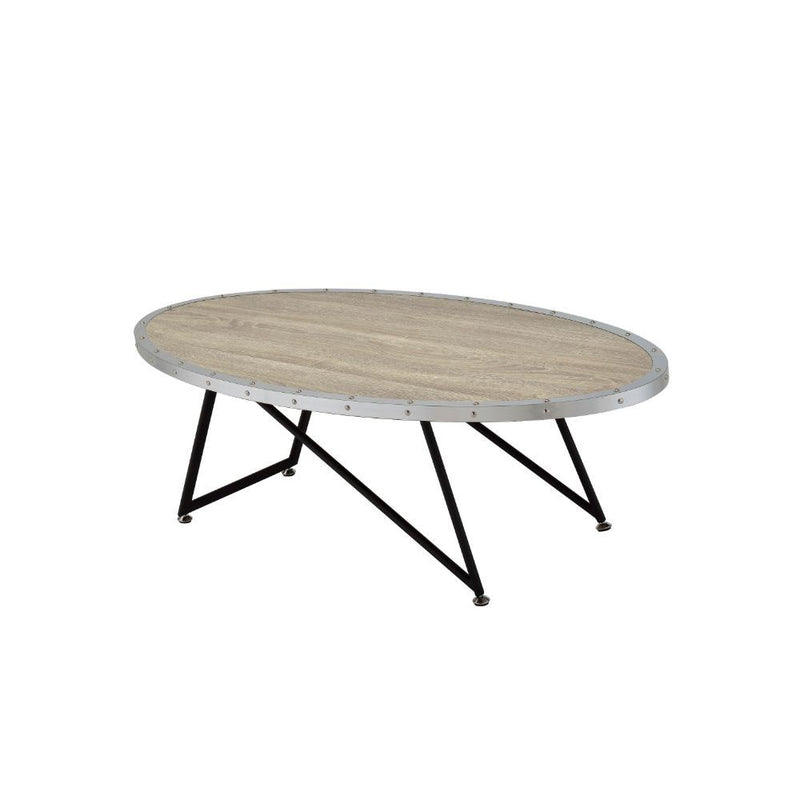 Allis - Coffee Table - Weathered Gray Oak