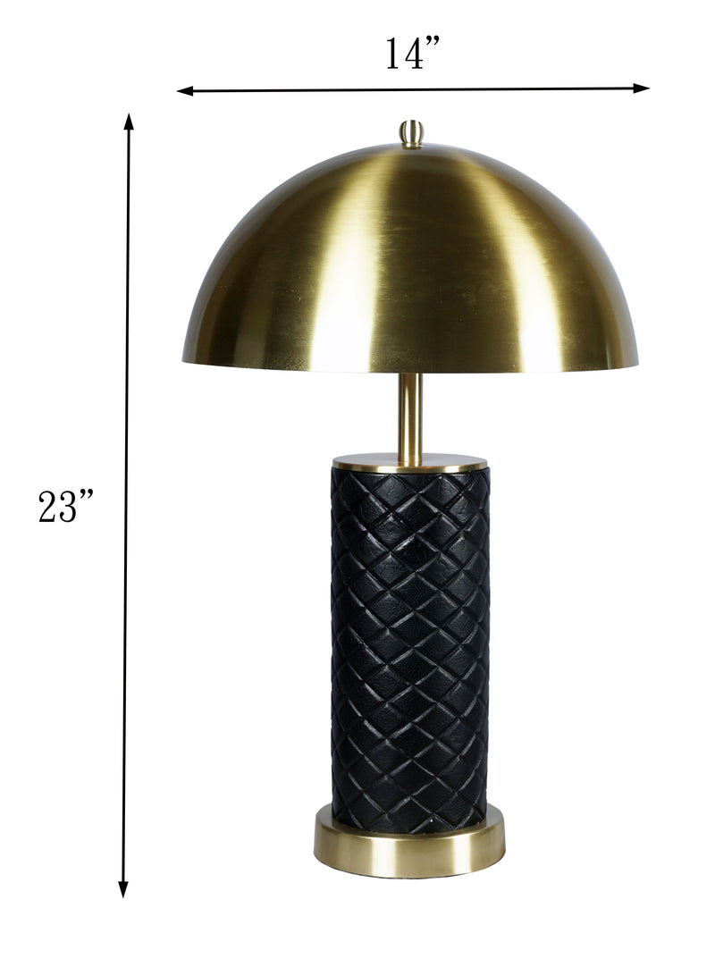 Table Lamp (Set of 2) - Gold & Black
