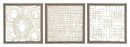 Odella - Wall Decor Set (Set of 3) - Cream / Taupe
