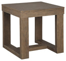 Cariton - Square End Table - Gray
