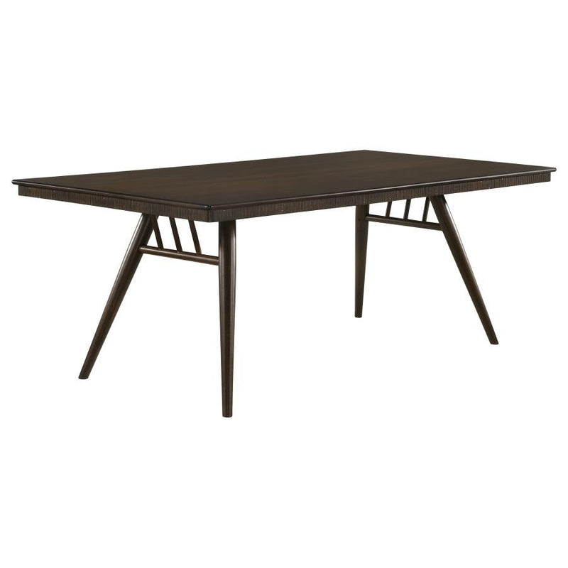 Wes - Rectangular Dining Table - Dark Walnut