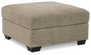 Creswell - Ottoman With Storage - Stone
