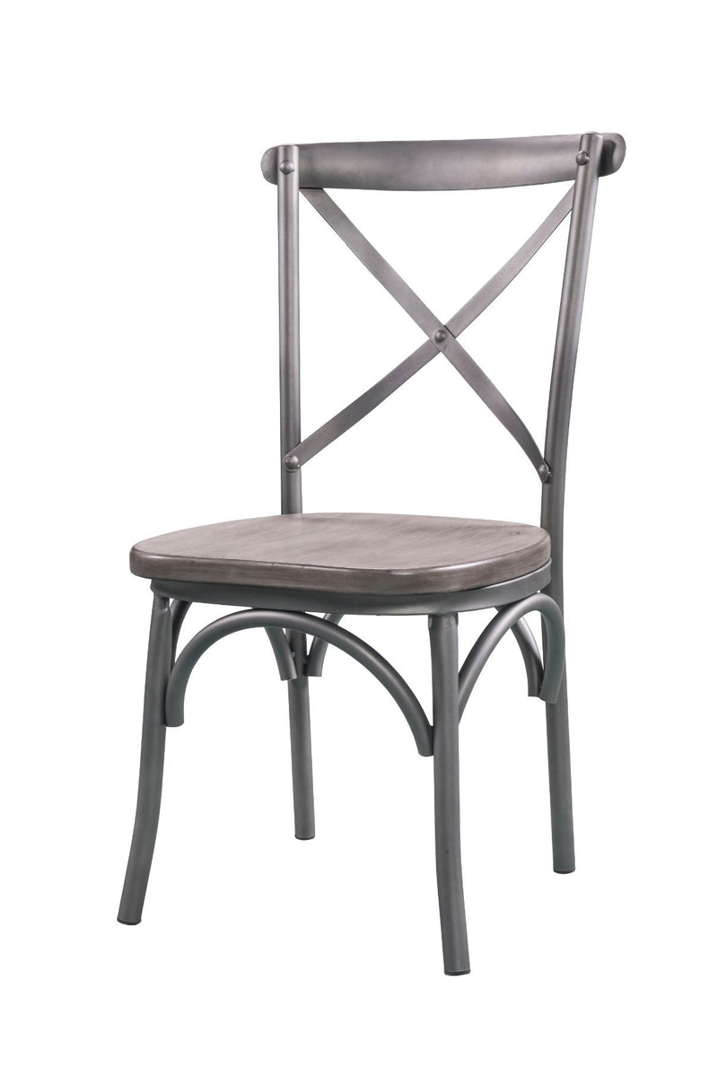 Kaelyn II - Side Chair (Set of 2) - Gray Oak & Sandy Gray