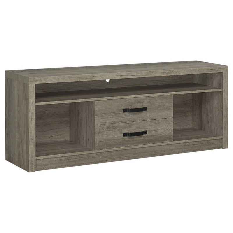 Burke - 2-Drawer TV Console - Gray Driftwood