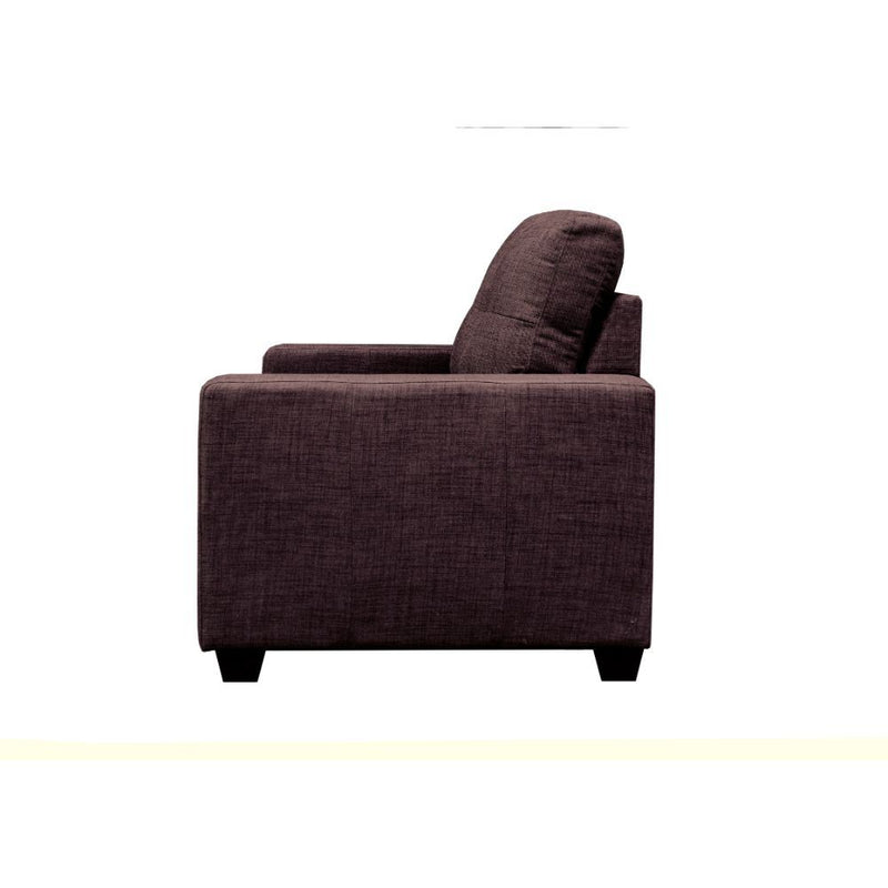 Platinum III - Loveseat - Chocolate Fabric