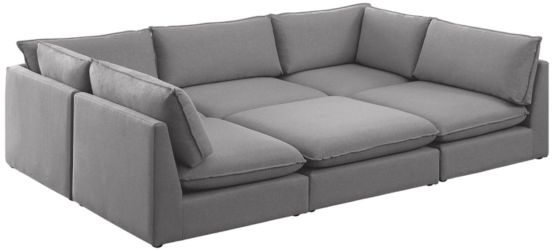 Mackenzie - Modular Sectional 6 Piece - Gray