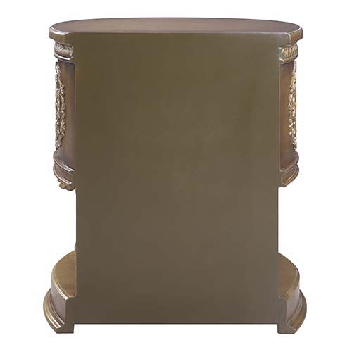 Constantine - Nightstand - Brown & Gold Finish