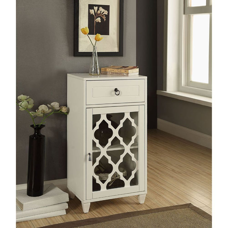 Ceara - Accent Table - White - 33"