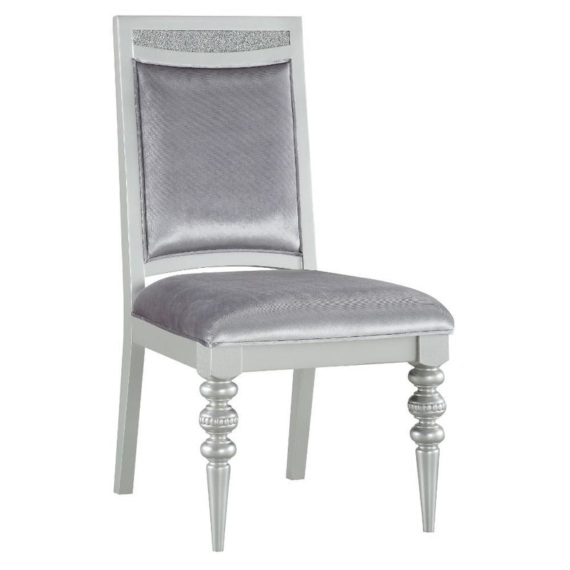 Maverick - Side Chair (Set of 2) - Fabric & Platinum