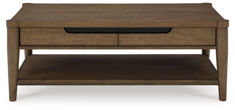 Roanhowe - Brown - Rectangular Cocktail Table